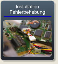 Installation  Fehlerbehebung